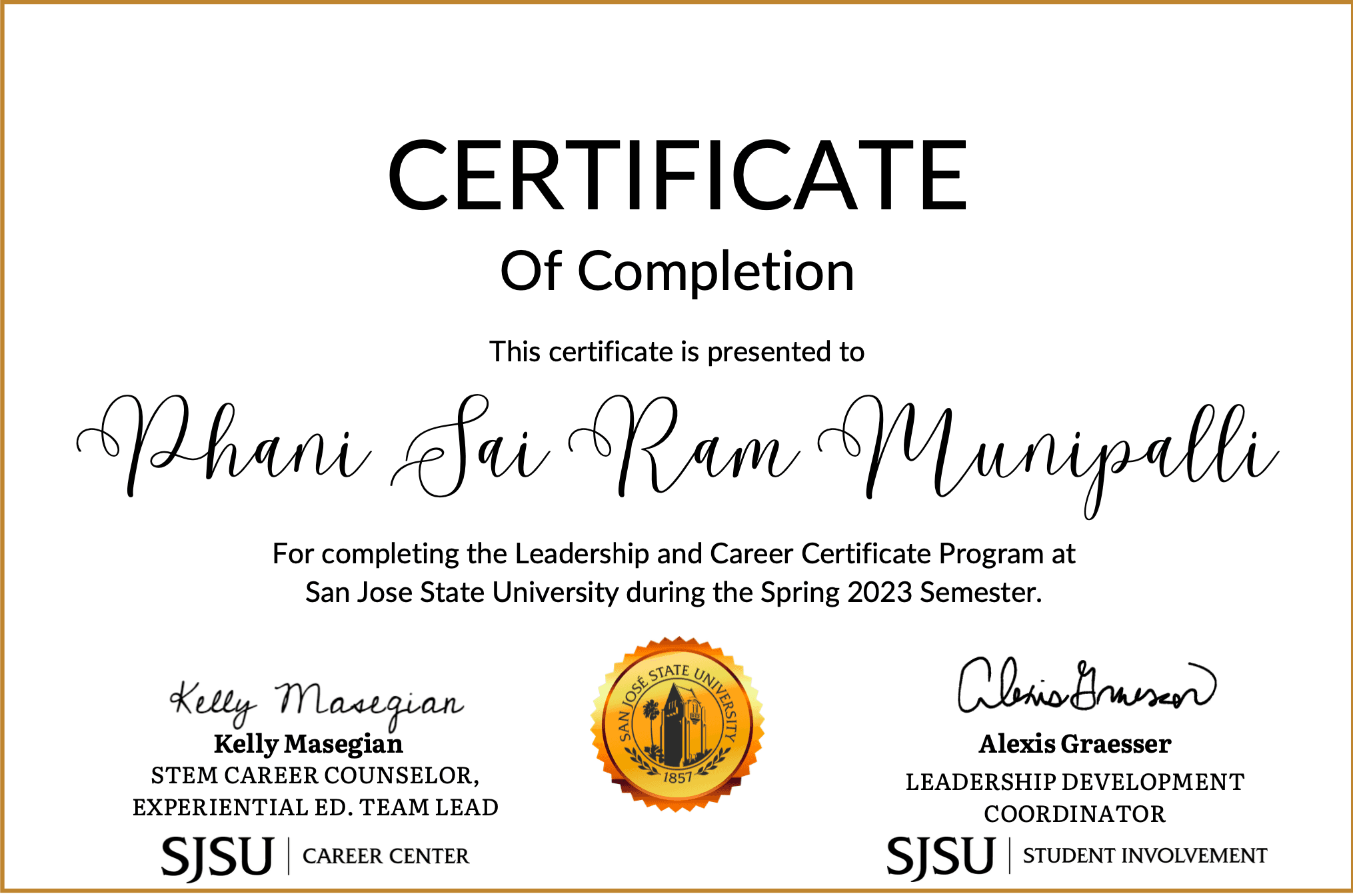 Leadership & Career Certification Program