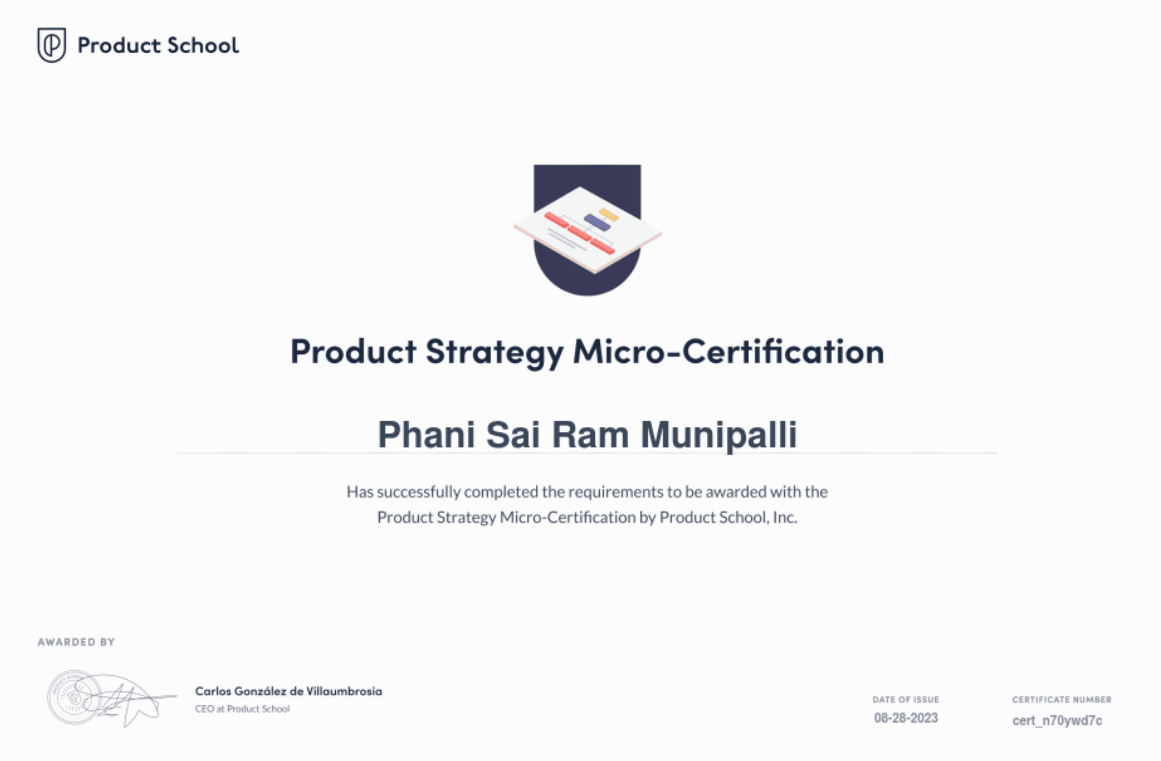 Product Strategy Micro-Certification